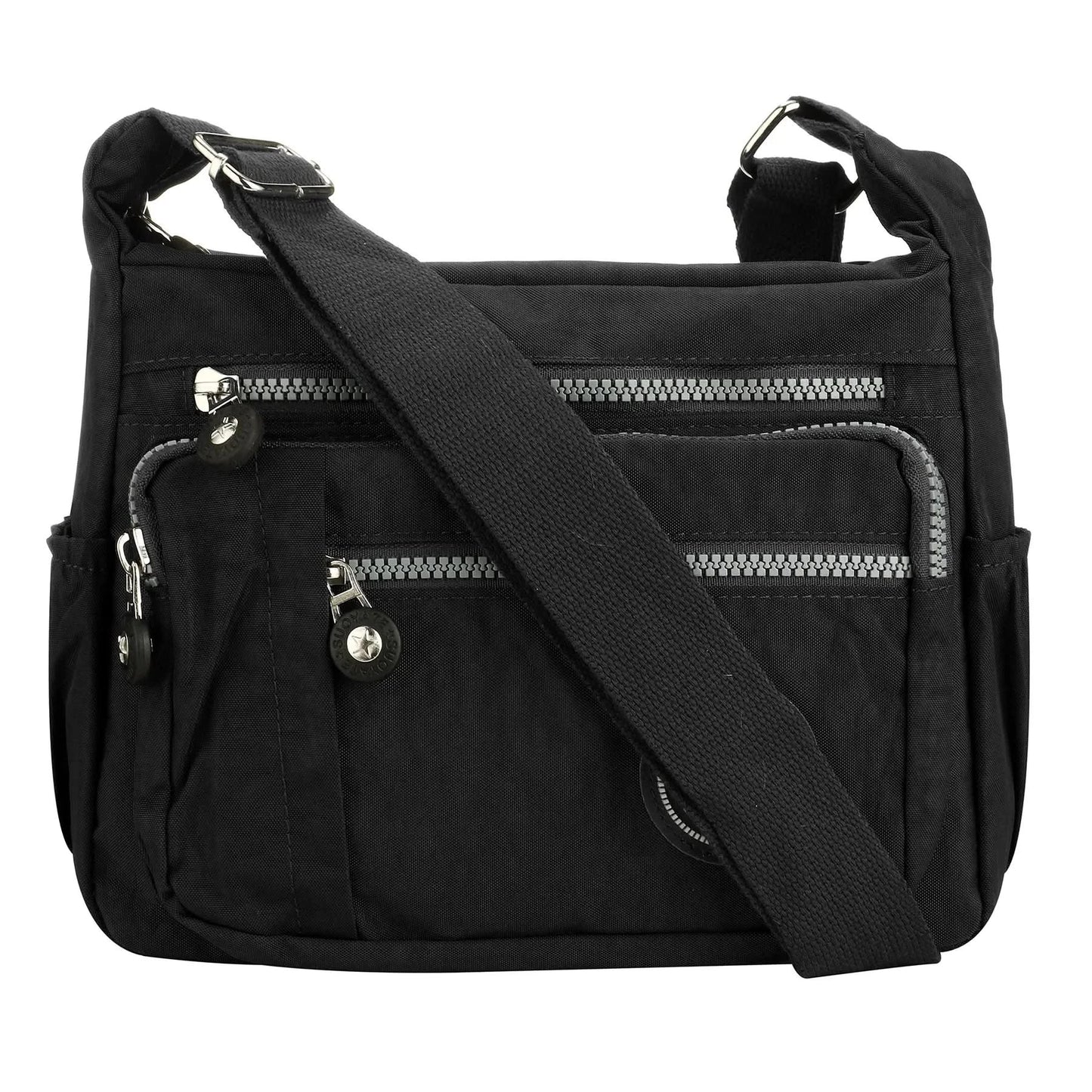 Large Capacity Nylon Crossbody Shoulder Bag for Home Use Middle-Aged And Elderly Women Casual Multi-Socket Slanting Bag - M & M Global