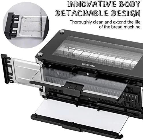 Toaster 2 Slice, Toaster Long Slot with Glass Window Bagel Toasters, Artisan Bread Toaster Stainless Steel Wide Slot with Automa - M & M Global