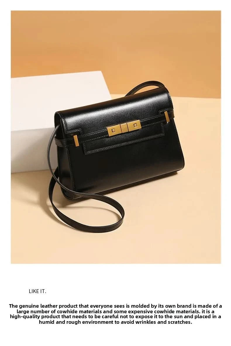 Manhattan handbag,  retro high-end feeling, underarm mailman baguette bag - M & M Global
