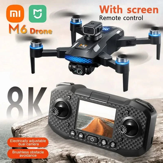 Xiaomi Mijia M6 Drone 8K Professional HD Camera Drones 5G WIFI FPV Video 4k UAV With screen Remote control RC Quadcopter Dron - M & M Global