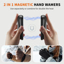 coldSky 2-in-1 Hand Warmers Rechargeable 2 Pack Magnetic Electric Hand Warmer with Digital Display, Portable Pocket Hand Warmer