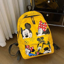 Disney Mickey PU Leather Backpack New Cute Cartoon Laptop Bag Minnie Mouse Large Capacity School Bag for Women Fashion Tote Bag - M & M Global