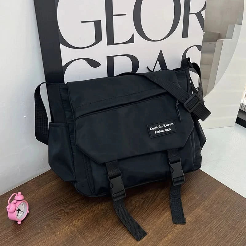 Ladies Messenger Bags Young Fashion Women's Handbags Crossbody Bags Large Capacity Sling Shoulder Bags Nylon School Bag - M & M Global