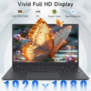 14 Inch Business Laptop Notebook PC CPU AMD3020E 8GB RAM 256GB SSD Storage Windows 11 Fingerprint Recognition Backlit Keyboard