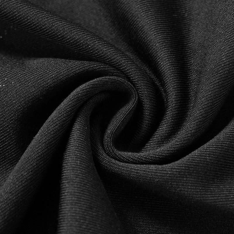 CUTENOVA Elegant Spaghetti Straps Print Long Dress Solid Color Sleeveless Square Neck Wrap Party Dress Summer Backless Cami - M & M Global