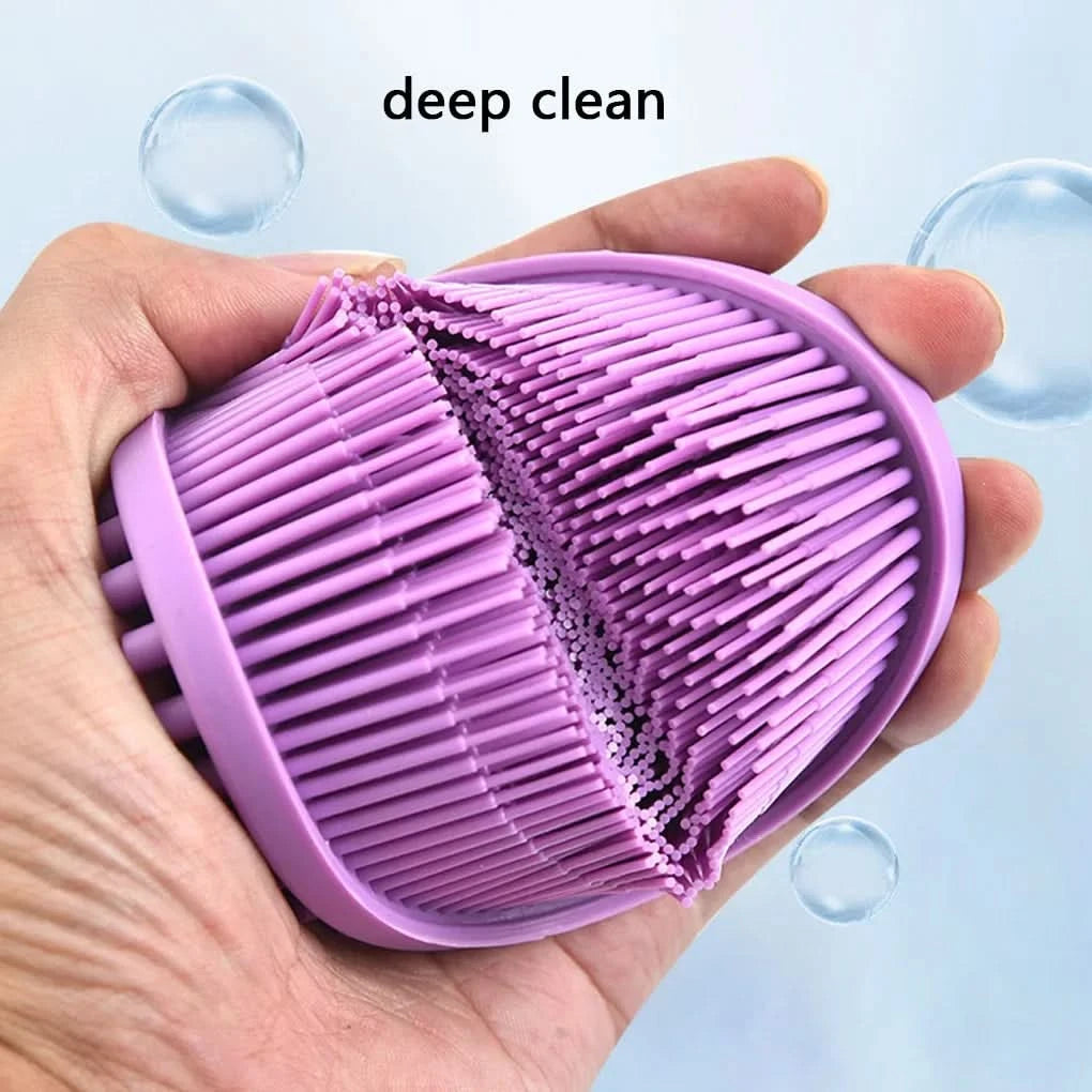 Soft Silicone Body Brush Wash Bath Shower Exfoliating Skin Fit For Baby Bath Shampoo Facial Massage Brush Supplies Dropship - M & M Global
