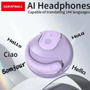 GREATWALL Hanging ear translation headphones, sports high fidelity stereo headphones, can translate 144 languages online