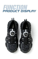 Steel Toe Shoes for Men Indestructible Work Boots Lightweight Safety Shoes Walking Anti-smash Anti-puncture Protective Sneakers