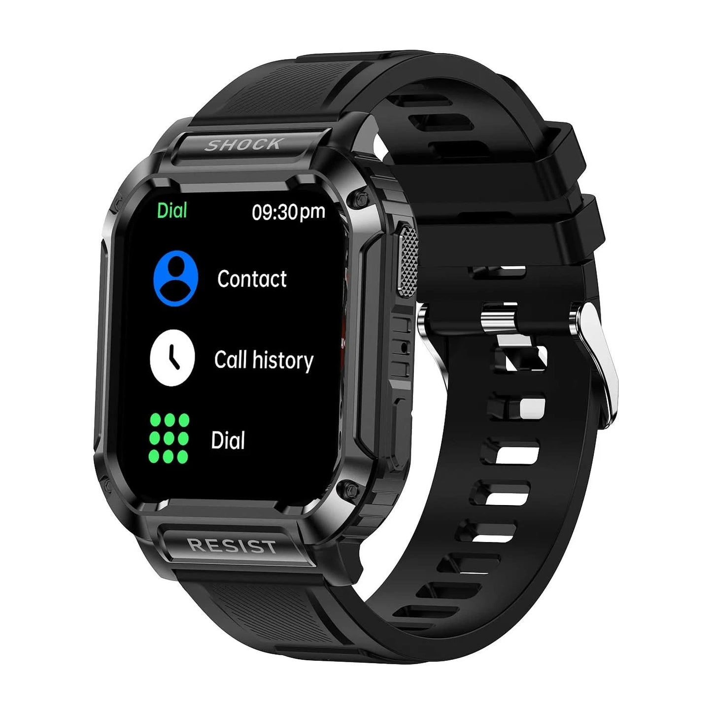 Smart watch with full touch screen, call, message reminder and other functions, compatible with iPhone/Android phones