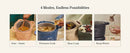 Dream Cooker | 6-quart Multicooker | 4 Versatile Modes | Pressure Cook, Slow Cook, Sear & Saute, Keep Warm | Hands-Free Steam Re - M & M Global