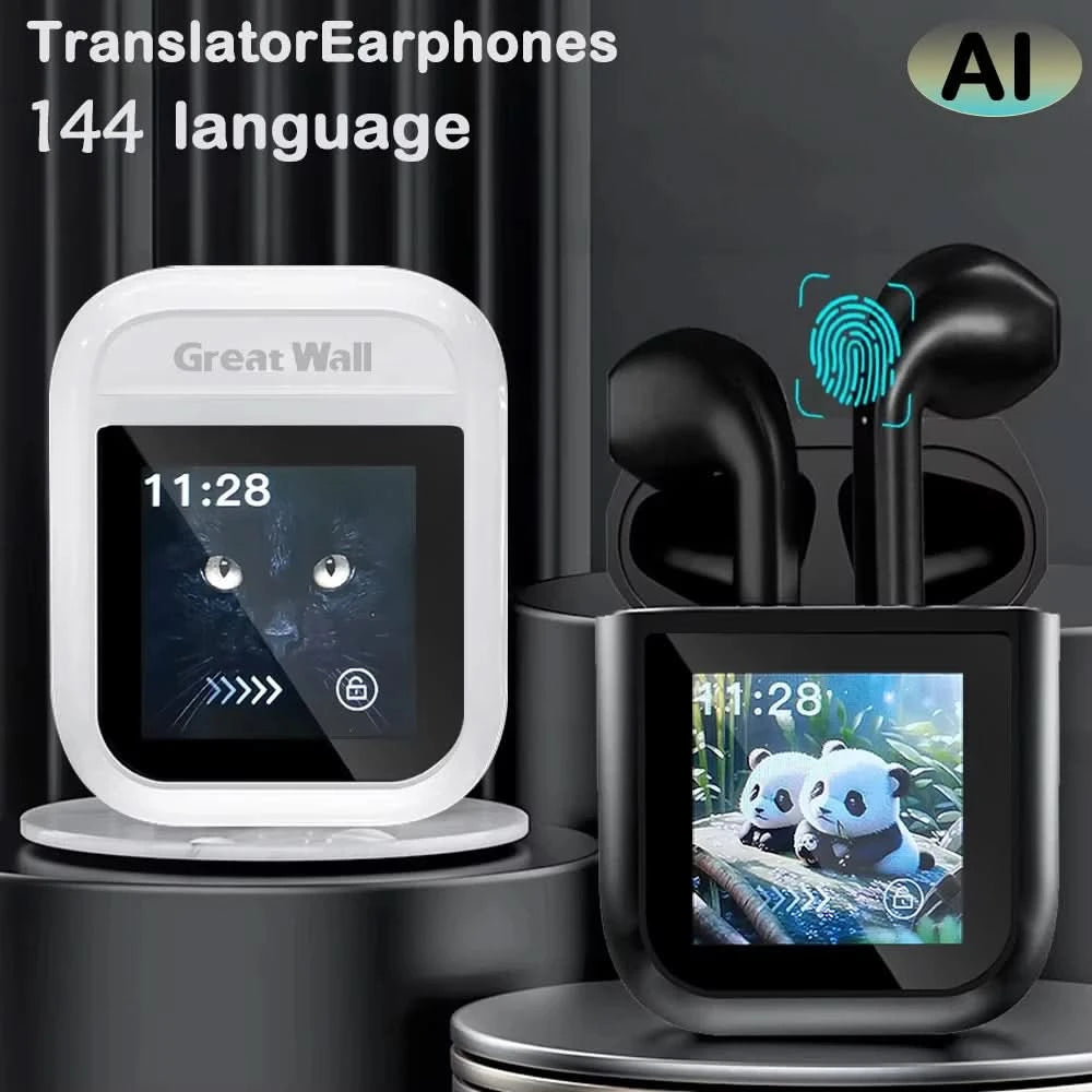 GreatWall 5.3 new AI translator with finger smart touch display, high-definition calling, long battery life, low latency