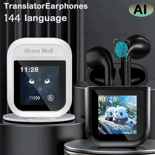 GreatWall 5.3 new AI translator with finger smart touch display, high-definition calling, long battery life, low latency