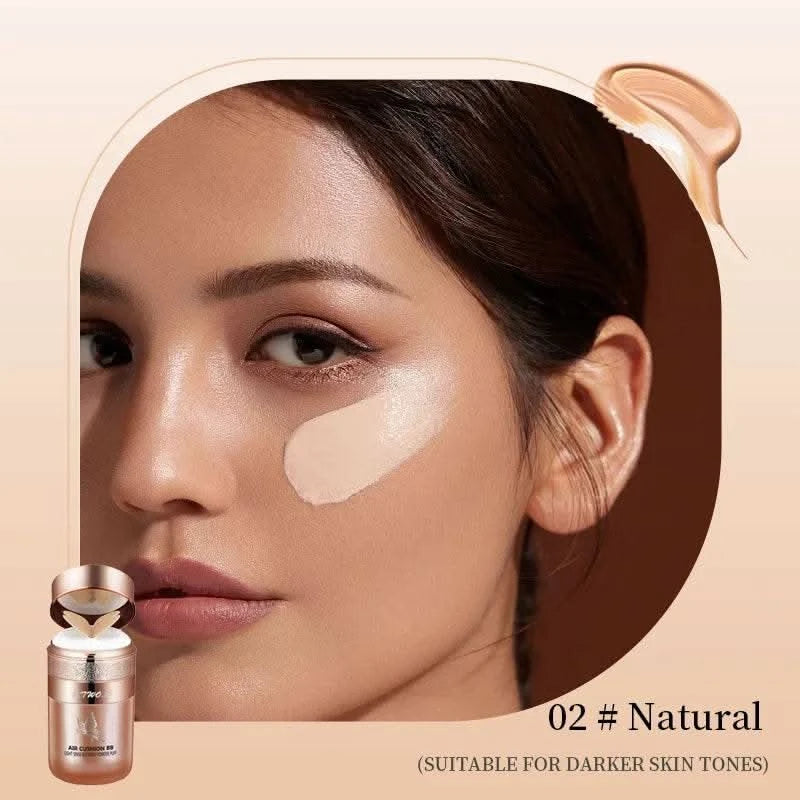 Air Cushion BB Cream Butterfly Powder Puff Moisturizing Foundation Concealer Whitening Oil-control Waterproof Makeup Cosmetics - M & M Global