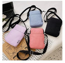 New Fashion Mobile Phone Bag Women's Messenger Bag All-match Mini Small Crossbody Bag Hanging Neck Coin Purse Vertical Handbag - M & M Global