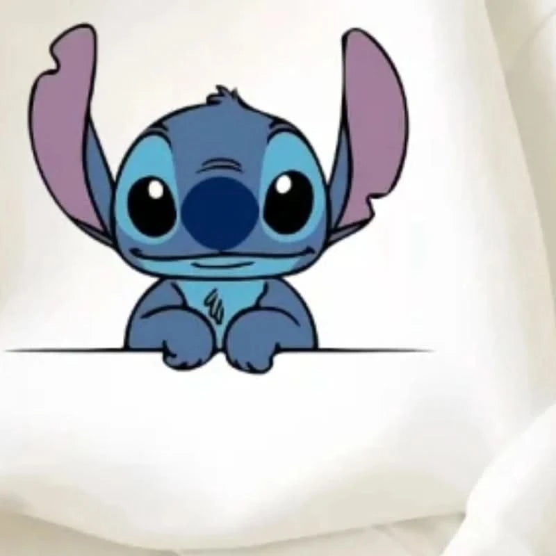 Spring Baby Girl Boy Clothes Set Children Disney Stitch Cartoon Print Sweatshirt Top and Pants Bottom 2Pieces Suit Kid Tracksuit - M & M Global