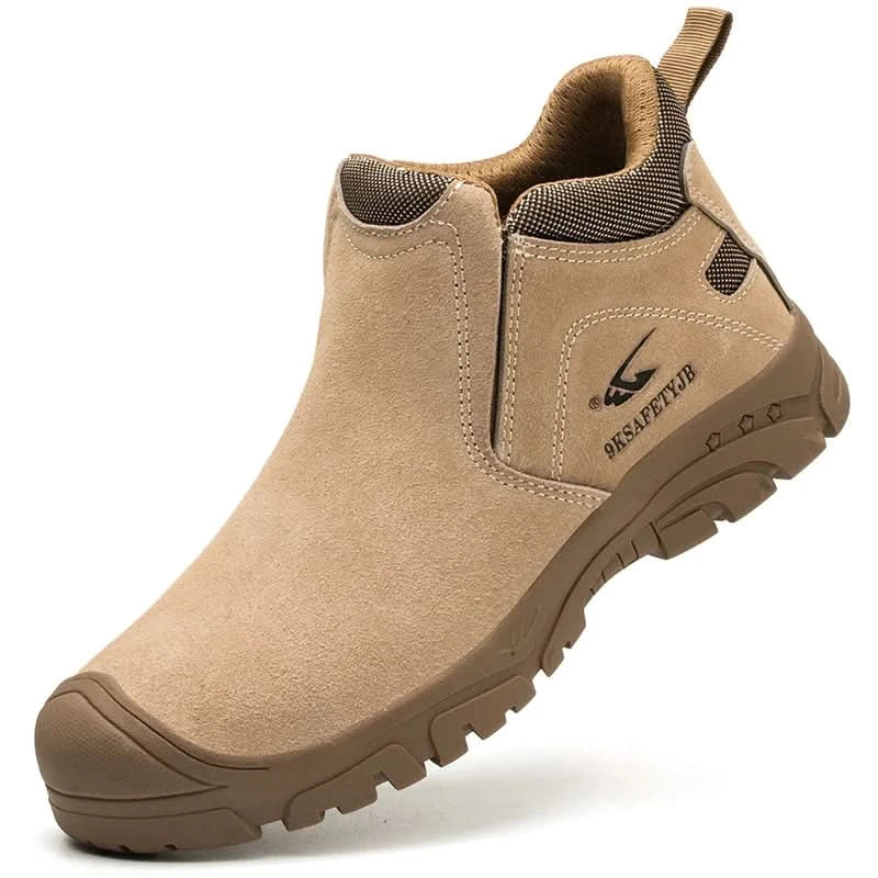 Composite Toe Safety Shoes Metatarsal Protection Anti-Puncture Work Boots Slip-Resistant Sole Anti-Hot Welders Protective Shoes