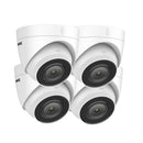 ANNKE C500 Ultra HD 5MP POE Camera IP67 Weatherproof Security Network White Dome 2.8mm EXIR Night Vision Email Alert PoE Camera