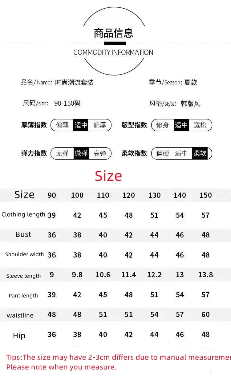 Kids Boys' Summer Set 2023 New Cartoon Boys' Fashionable Children's Clothing Versatile Short Sleeve Two Piece Set Kids Outfits - M & M Global