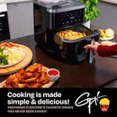 6.5 Quart Steam Air Fryer with Moisture Lock Technology – Programmable Steamer and Air Fryer Combination, Temperature Control, 1 - M & M Global