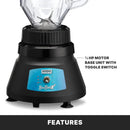 Commercial Countertop Bar Blender, BevBasix Light Duty 1/2 HP with 48 oz Copolyester Container, Made in the USA, Professional Fo - M & M Global