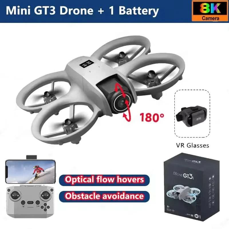 Original GT3 8K GPS Professional RC Drone Aerial Photography Remote Control Aircraft 5G HD Dual Camera Quadcopter Toys UAV Gifts - M & M Global