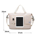 Sports Tote Gym Bag Travel Duffel Handbags for Women Shoulder Weekender Overnight Bag Dry Wet Yoga Workout Carryon Bags Pack