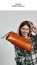 New Women's Rectangle Bag Luxury Designer Shoulder Bags High Quality Cowhide Handbags Fashion Women Baguette Bag 3086 - M & M Global