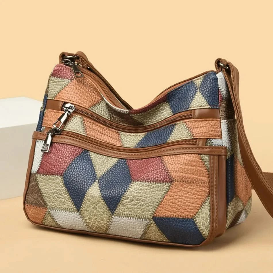 Soft Leather Purses and Handbags Casual Shoulder Crossbody Bags for Women 2024 Vintage Multi-pocket Ladies Messenger Bags Design - M & M Global