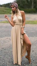 Sexy Women Multiway Wrap Convertible Boho Maxi Club Red Dress Bandage Long Dress Party Bridesmaids Infinity Robe Longue Femme - M & M Global