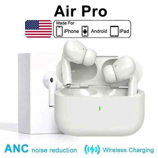 Air Pro ANC Wireless Earphone Bluetooth Headsets Pro 2 Active Noise Cancellation Wireless Charging TWS Earbuds Stereo With Box - M & M Global