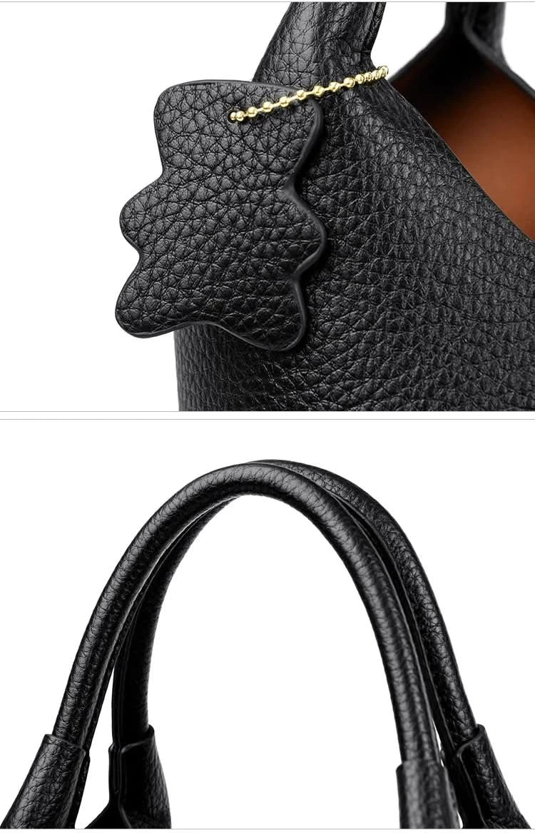 Soft Leather Handbags for Women Vintage Shoulder Bag Luxury Designer Ladies Large Capacity Bags Sac A Main - M & M Global
