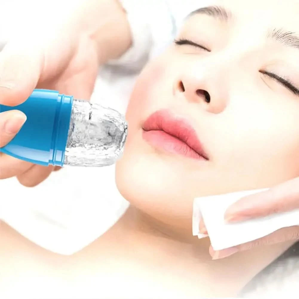 Skin Care Face Lifting Contouring Tool Silicone Ice Cube Trays Ice Globe Ice Balls Face Massager Facial Roller Reduce Acne - M & M Global