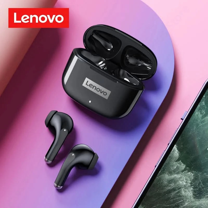 Original Lenovo LP40 Pro Earphones Wireless Bluetooth 5.1 Sport Noise Reduction Headphones Touch Control 250mAH 2022 New Lp40pro - M & M Global
