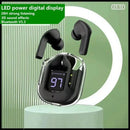 Original T2 Wireless Bluetooth Earphone Transparent HIFI Headphones LED Power Digital Display Stereo Sound Earphones for Xiaomi - M & M Global