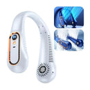 Hanging Neck Fan Digital Display Power Ventilador Bladeless Neckband Fan Portable Mini Air Cooler USB Rechargeable Electric Fans - M & M Global