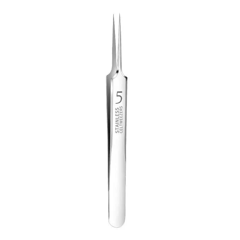 Fine Tip Stainless Steel Acne Clip, Acne Removal Tweezers, Facial Blackhead Extraction Facial Cleansing Skin Care Tools - M & M Global