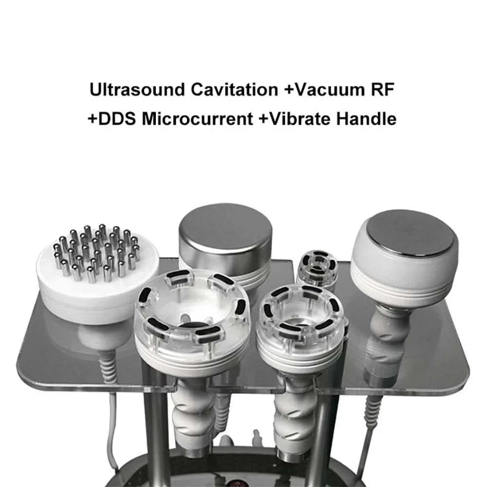 2024 5D 80k Cavitation + RF+Vacuum Body Slimming Fat Burner Health Machine 6 in 1 Ultrasound Massager Weight Loss Beauty Device - M & M Global