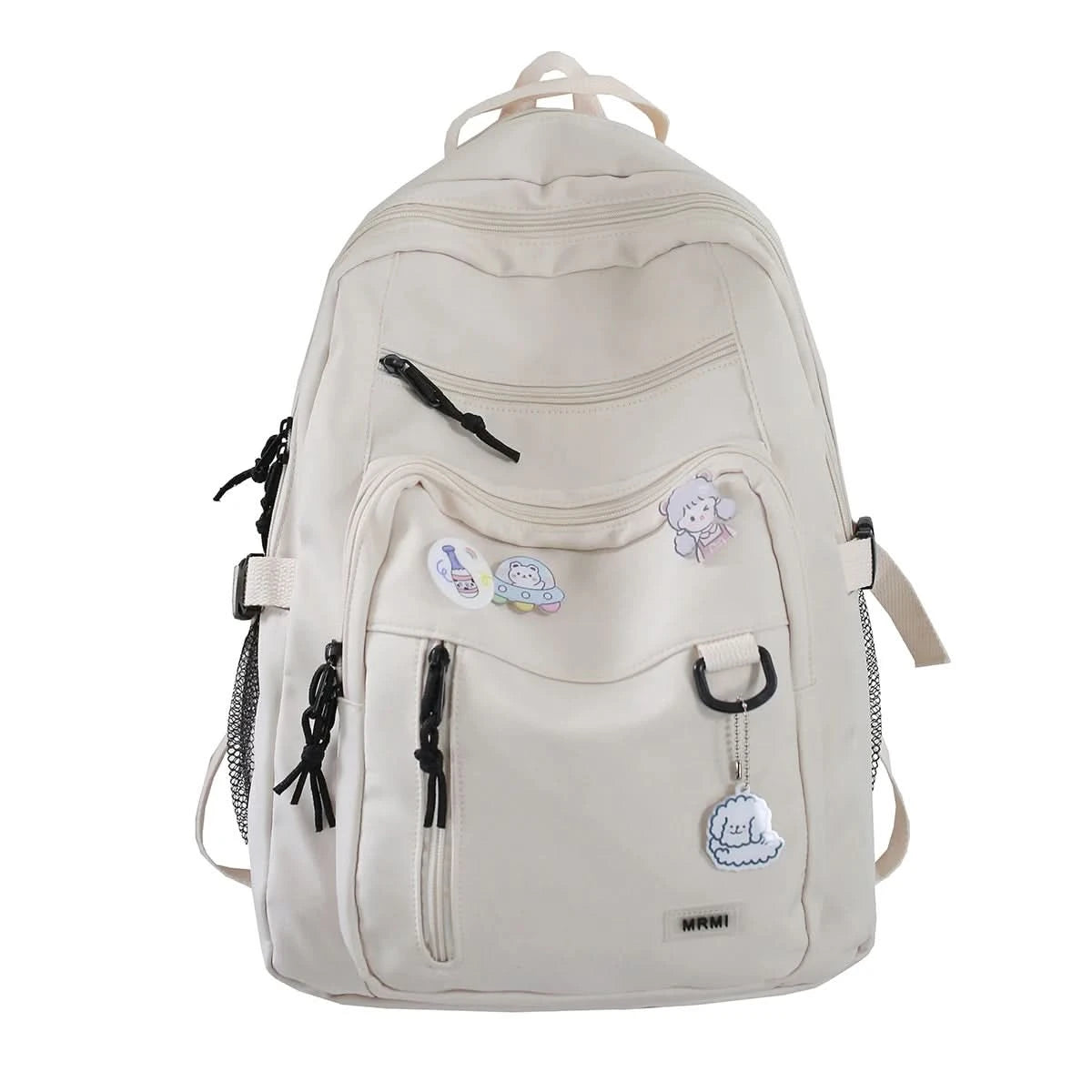 Fashion Big Student Backpack NEW Badge Rucksack Girls School Bag High Capacity Women Backpack Female Cute Leisure Travel Mochila - M & M Global