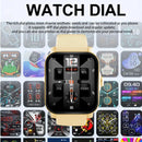 Activity tracking smartwatch, wireless talk/dial, pedometer, various APP alerts, suitable for men and women, sports watch, messa