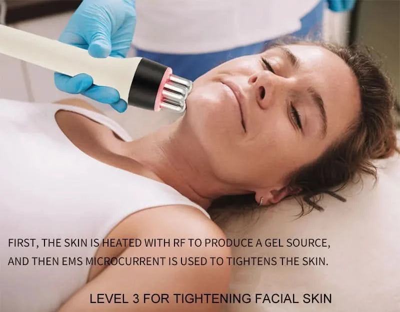 EMS Facial Body Radio Frequency Machine Skin Tightening Face Lifting RF Beauty Device Professional Home RF Skin Care Anti Aging - M & M Global