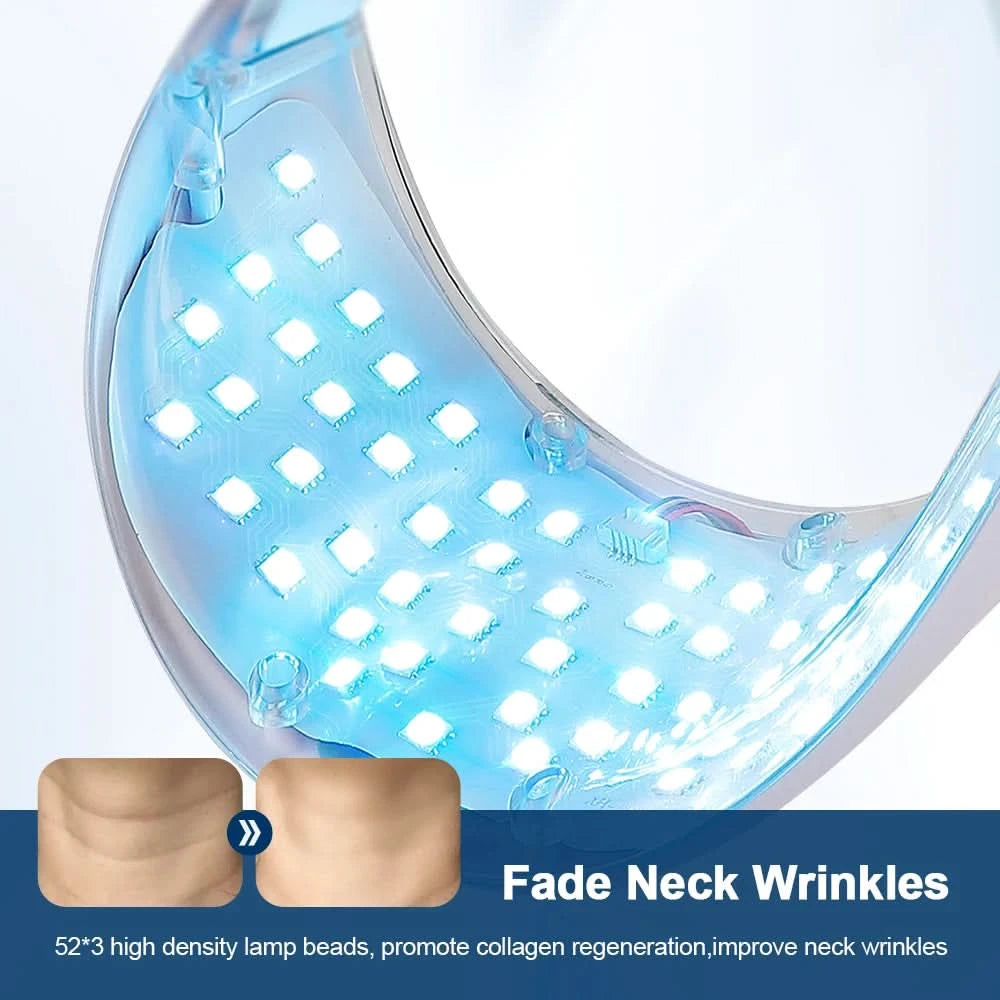 Neck LED Lift Mask Photon Anti-Wrinkle Skin Tightening Neck Beauty Device Skin Brighten Rejuvenation Neck Wrinkle Remover - M & M Global
