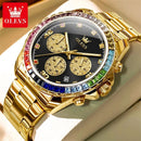 OLEVS 2939 Mens Watch Original Brand Quartz Watch Waterproof Luminous Watch For Men Multifunctional Chronograph Sport Date Reloj - M & M Global