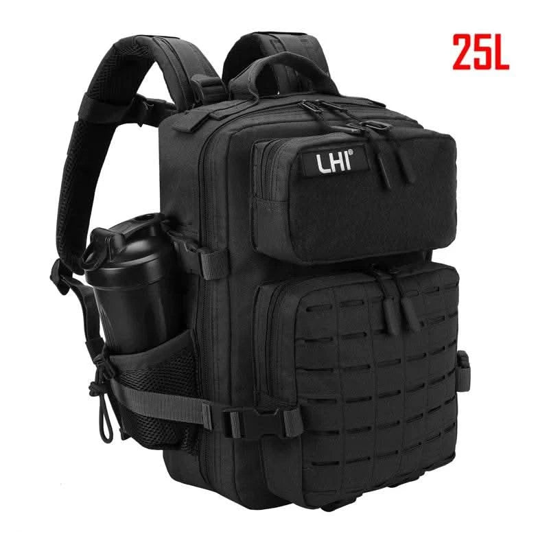 45L/25L Tactical Backapck for Men Women Waterproof Camping Travel Bag Outdoor Sports Hiking Survival Rucksack with Bottle Holder - M & M Global