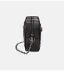 2024 Women's Heart-Shaped Herringbone Crossbody Bag with Eagle and Bird Head Shoulder Bag Chain Purse - M & M Global