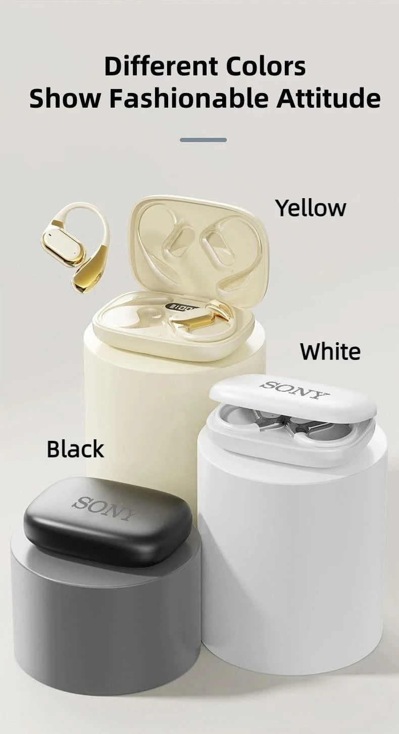 Sony Bluetooth Earphones Not In-Ear Earbuds Wireless Headphone for Iphone Power Display With Mic Sports Hifi Headsets Cable