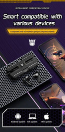 Ship From US Transformers TF-T01 Gaming Earphones Bluetooth 5.4 ENC Noise Reduction Headphones HD Call Music Earbuds Bumble Bee