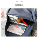 5PCS Kit Backpack Female Fashion Lady High Capacity Waterproof College Trendy Girls Laptop School Bags Cute Girl Travel Book Bag - M & M Global