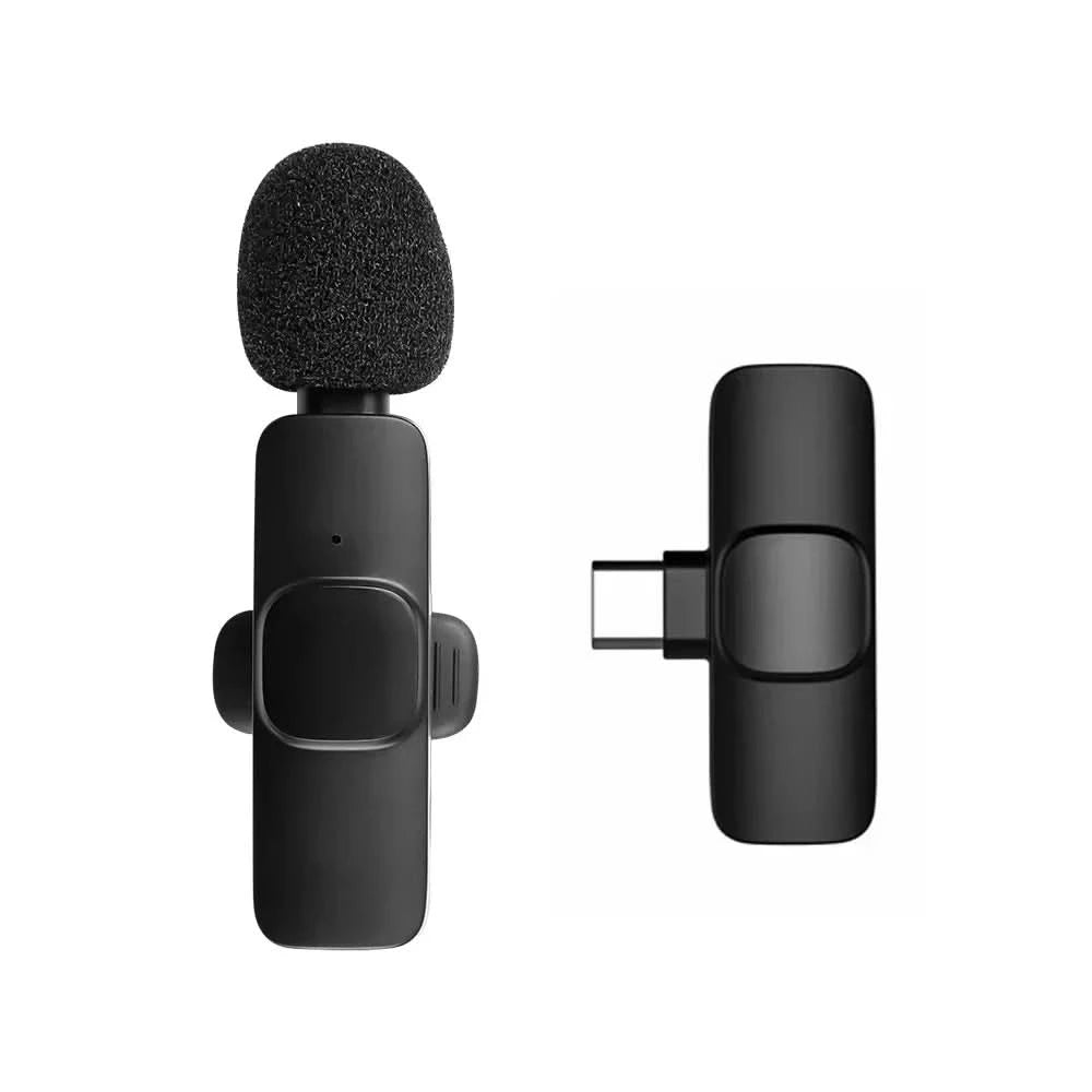 Microphone Wireless Lavalier Microphone for Live Streaming/YouTube/TikTok/Facebook Live Noise Reduction Mic For iPhone/Android - M & M Global