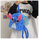 New Disney Plush Backpack Ins Japanese Blue Stitch Funny Cartoon Large-Capacity Student Backpack Kindergarten Bag Child Gift - M & M Global