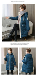 Women's Mid-length 2025 Korean Loose Winter Cotton Coat Thickened Cotton Jacket Bread